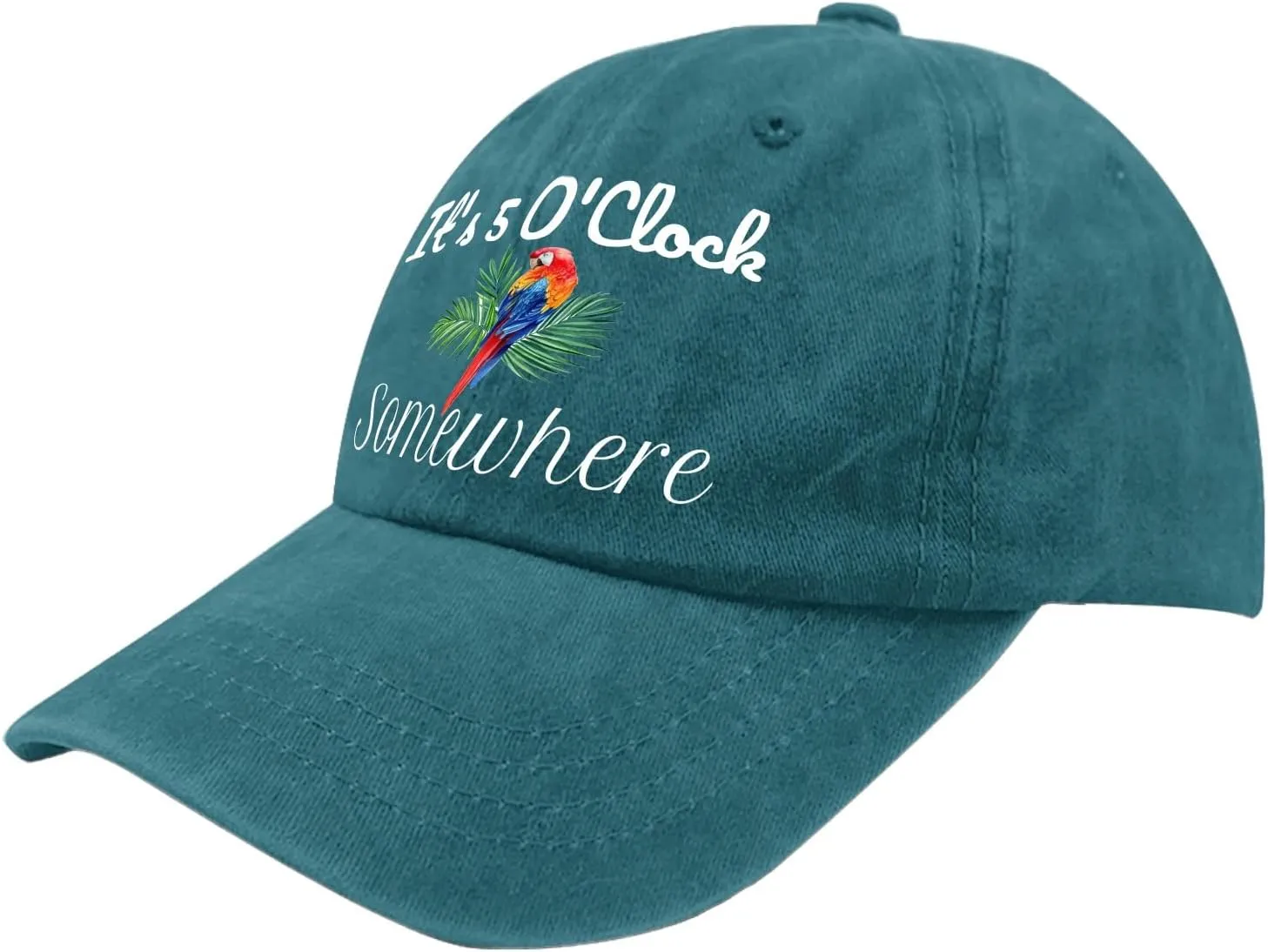 Jimmy Music Buffett Accessories Hats Its 5 Oclock Some Where Baseball Cap Mom Hat Pigment Black Womens Bucket