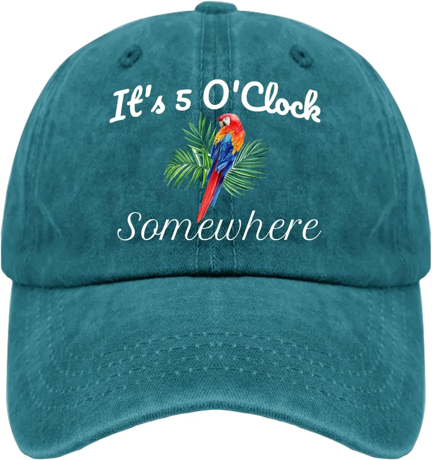 Jimmy Music Buffett Accessories Hats Its 5 Oclock Some Where Baseball Cap Mom Hat Pigment Black Womens Bucket