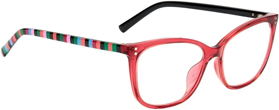 kate spade new york Women's Aubree Blue Light Reading Glasses Cat-Eye