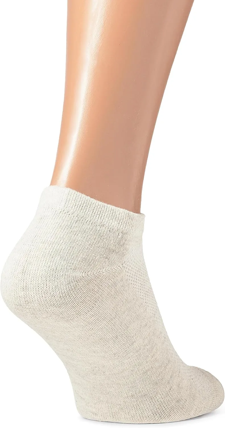 LinoFlex™ ComfortWear Quick-Dry Mesh-Knit Linen Ankle Socks for Women