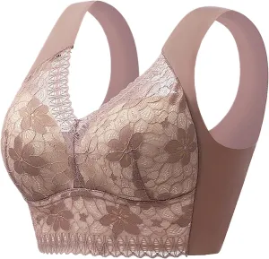 Lysine Charm Bras, Bra - Seamless Sexy Push up Wireless Bra Comfort Full Coverage Bra Everyday Bra