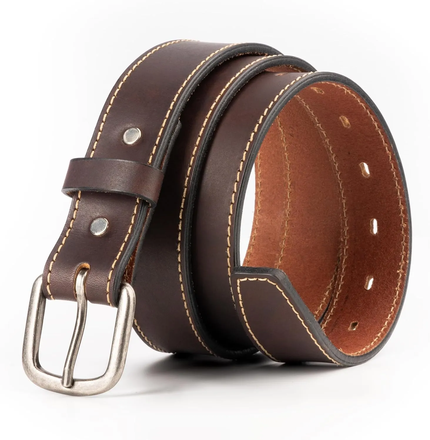 Main Street Forge The Executive Leather Belt | Made in USA | Men's Dress Belt | 1 1/4 Inch Belt