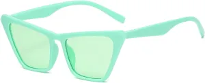 Melrose Sexy Cat Eye Sunglasses for Women Vintage Retro Cateye Frame Trendy Sun Glasses 13041