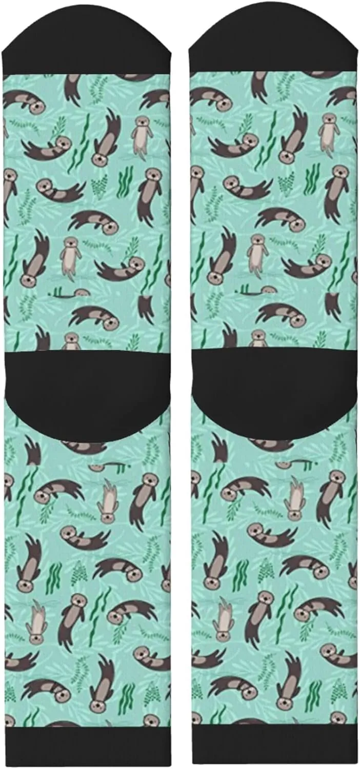 Men Women Casual Cool Cute Crazy Funny Athletic Sport Novelty Graphic Crew Socks