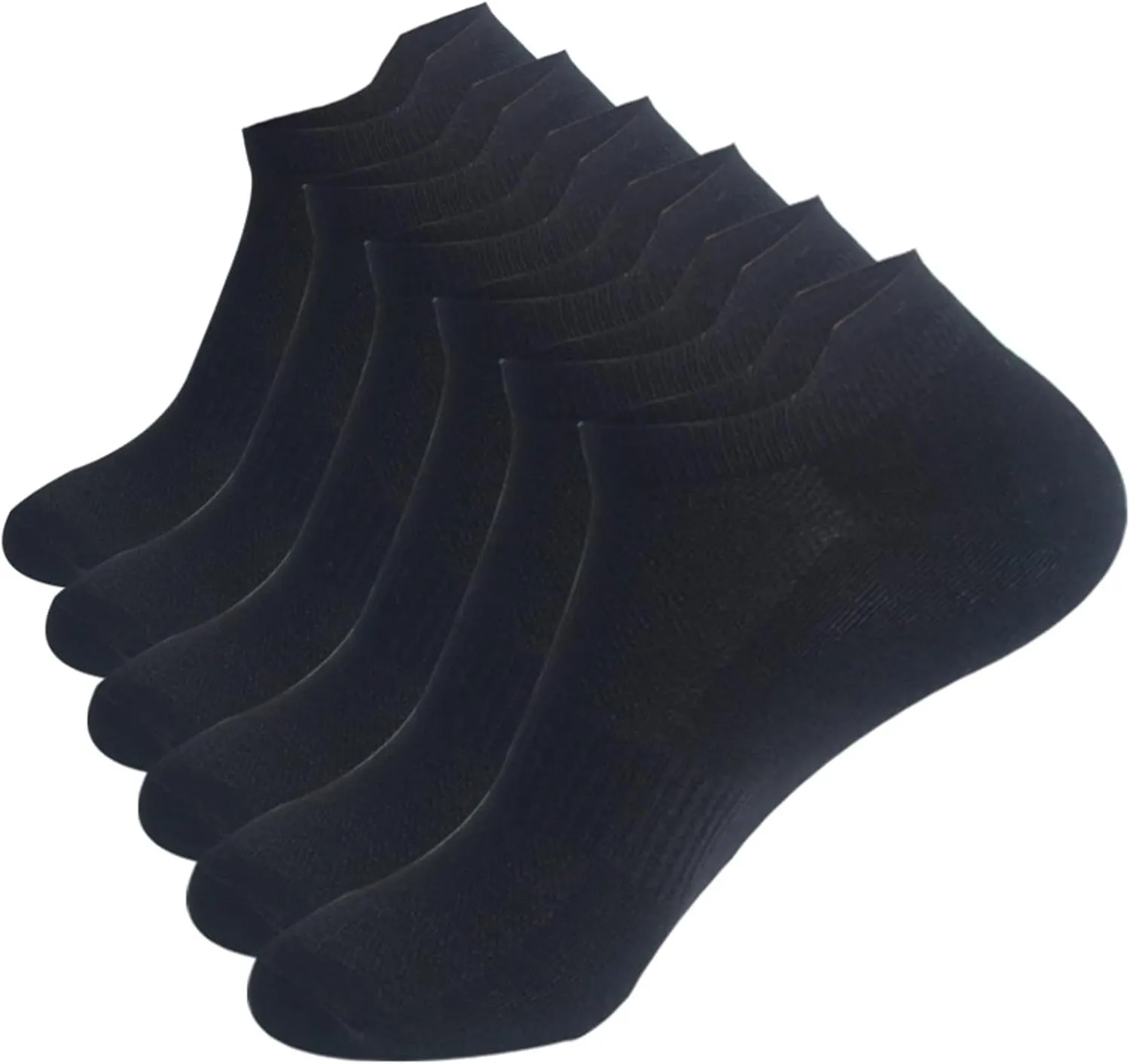 Mens Ankle Socks 3 Pairs Non Slip Inisible Low Cut Breathable Running Socks Casual Comfort Arch Support Sports Socks