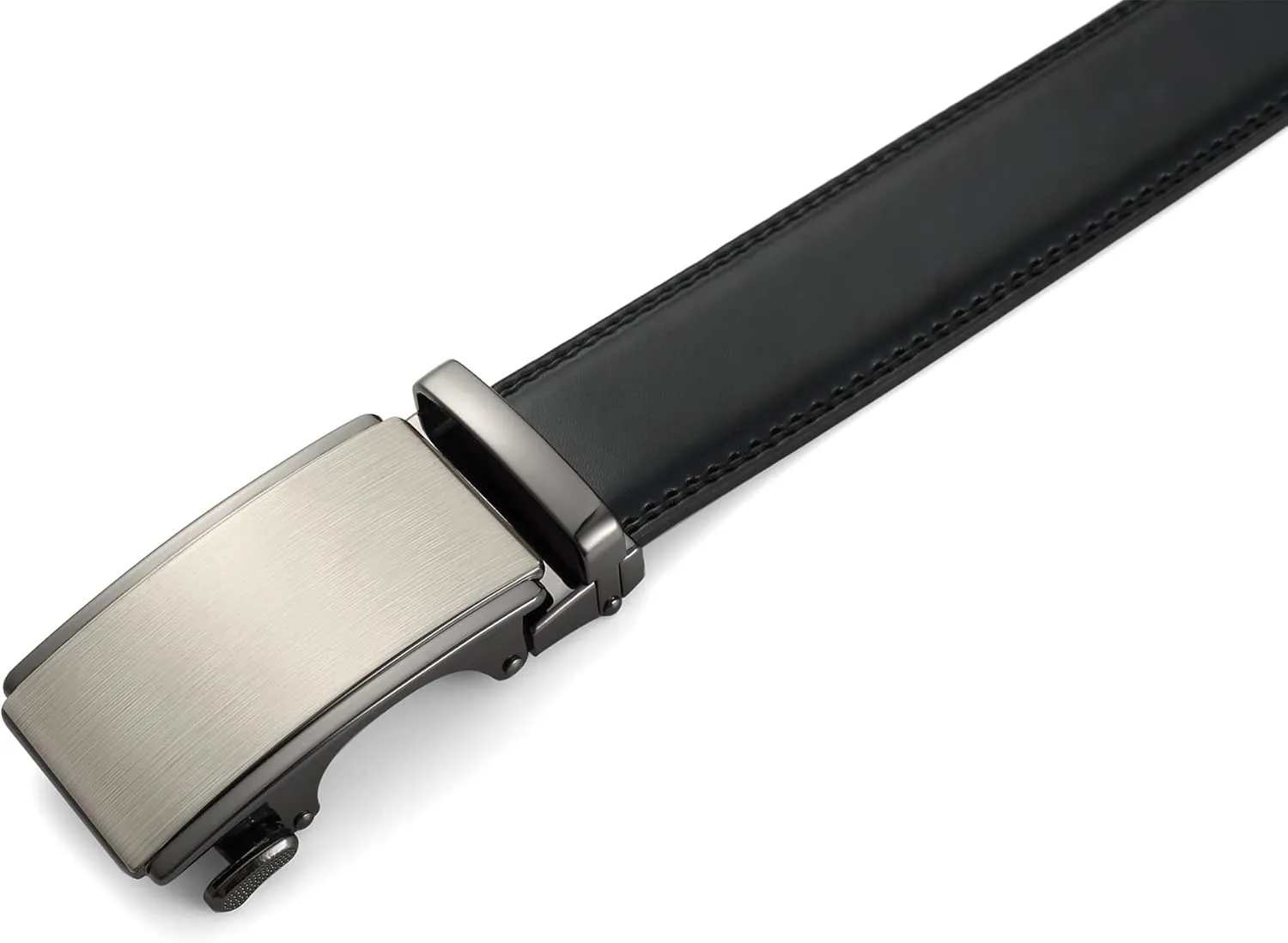 Men's Belt,Ratchet Dress Belt with Automatic Buckle Brown/Black-Trim to Fit-35mm wide