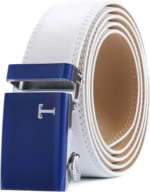 Mens Belts Leather Ratchet, Casual and Dress, Adjustable - Elegant Gift Boxed