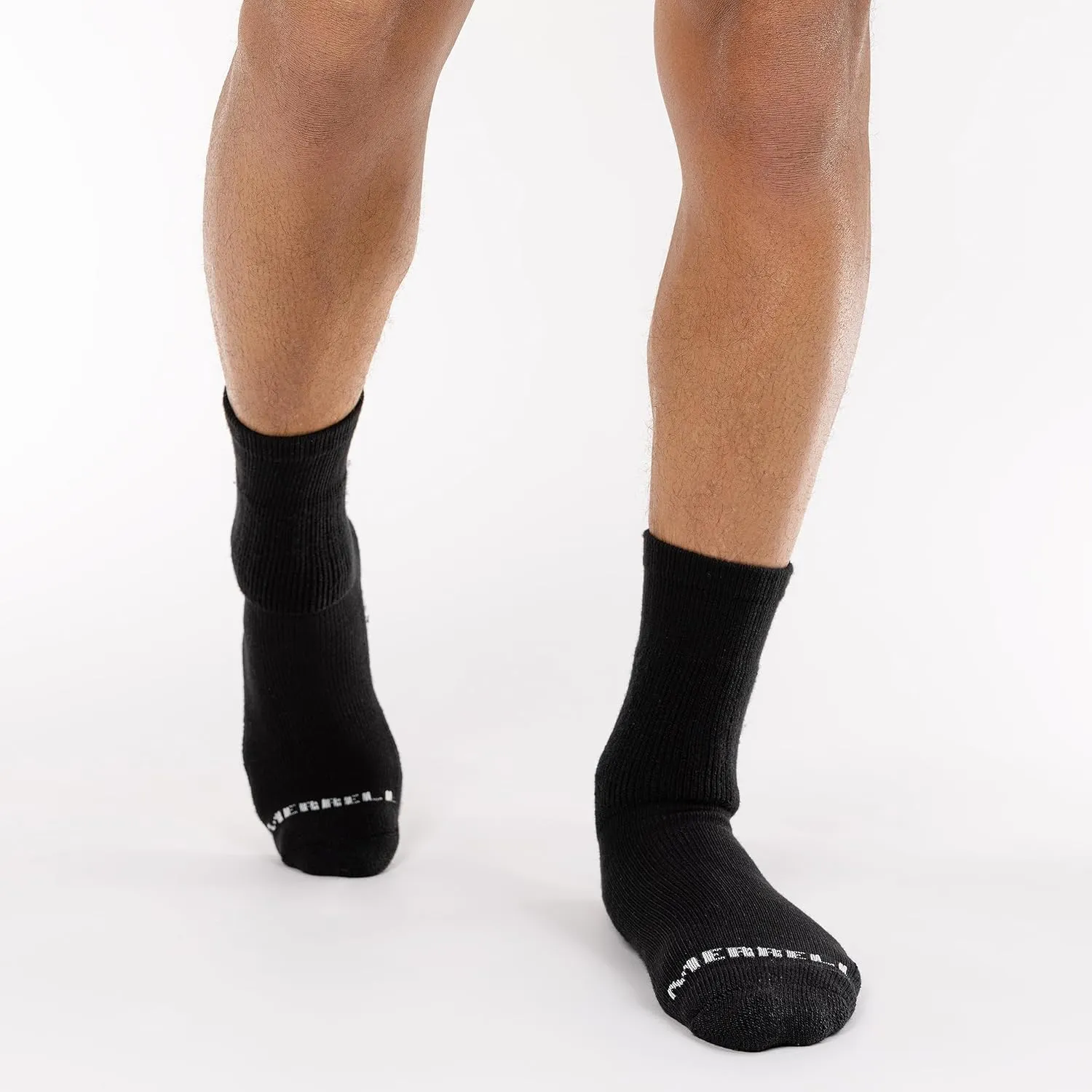 Merrell unisex-adult Thermal Hiking Crew Socks 4 Pair Pack Unisex Arch Support Band and Wool Blend