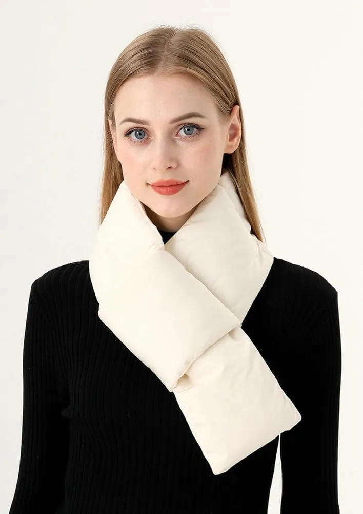 Molodo Scarf for Women Winter Scarf Portable Lightweight Puffer Scarf Women's Fashion Accessories Travel Scarf Mens Scarf