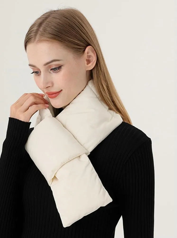 Molodo Scarf for Women Winter Scarf Portable Lightweight Puffer Scarf Women's Fashion Accessories Travel Scarf Mens Scarf