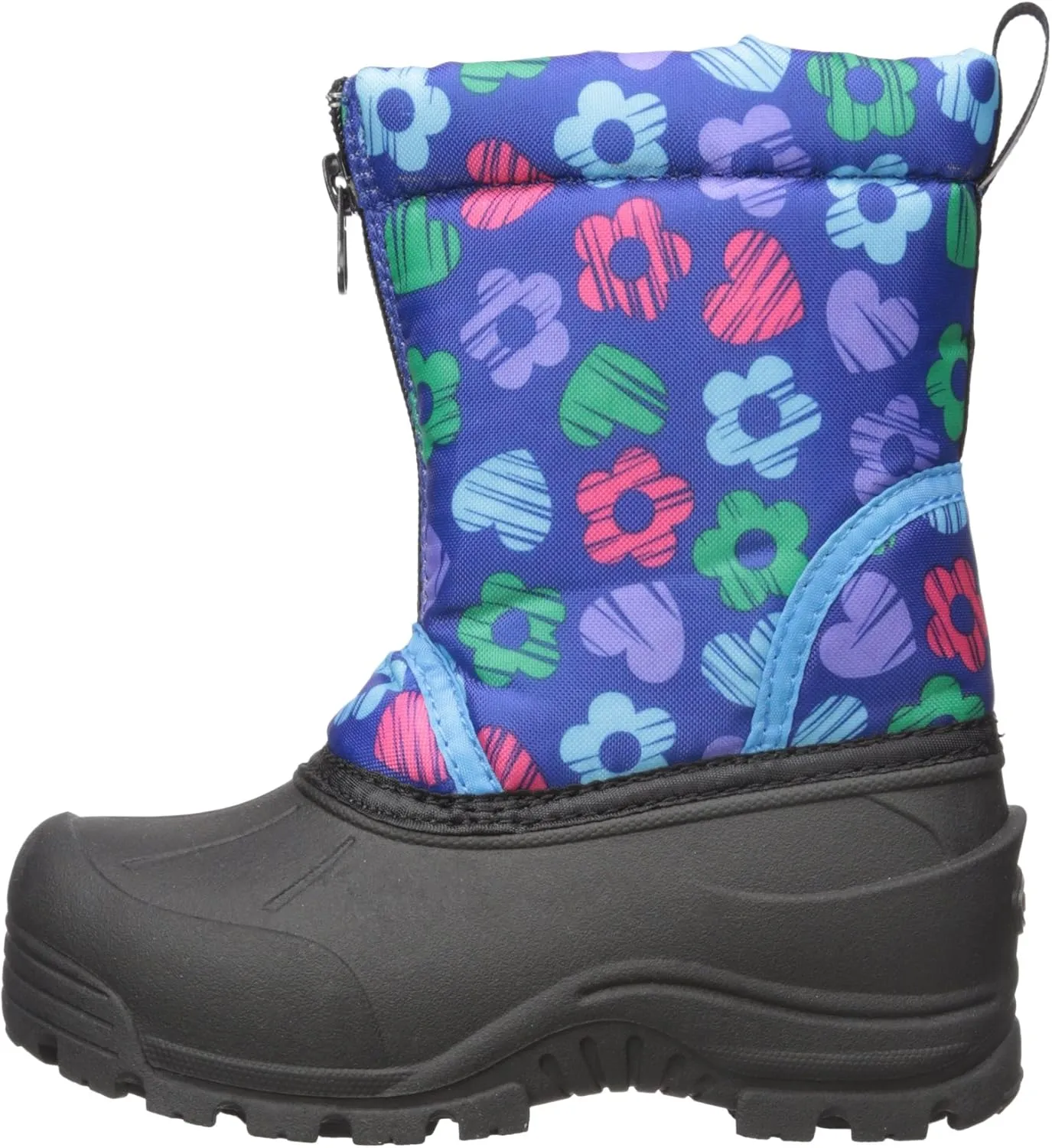 Northside Icicle Insulated Snow Boots for Girls and Boys - Toddler and Little Kid - with Washable EVA Insole, Shock Absorbing Outsole with Good Traction and a Front Zipper