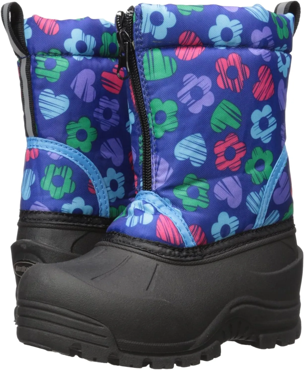 Northside Icicle Insulated Snow Boots for Girls and Boys - Toddler and Little Kid - with Washable EVA Insole, Shock Absorbing Outsole with Good Traction and a Front Zipper
