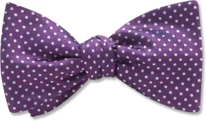 Oriel Plum - bow ties 15.5-19.5 inches Standard/Slimline (Pictured) Freestyle/Self-Tie