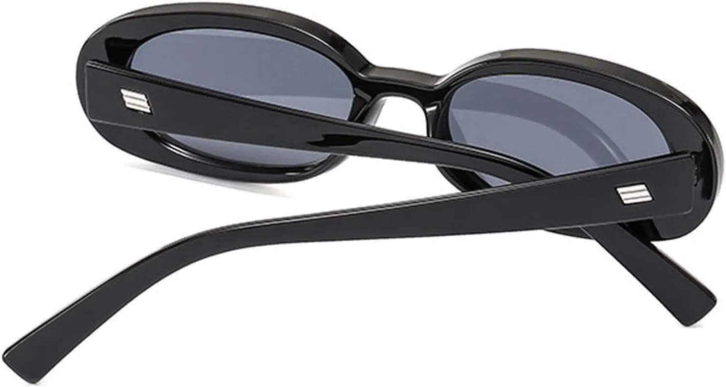 Oval Sunglasses Women Popular Vintage Rivet Suneyeglass Outdoors