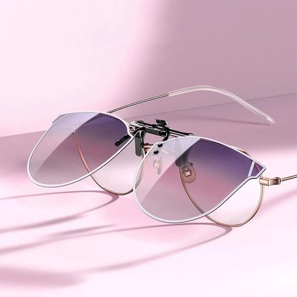 Polarized Clip On Sunglasses, Cat Eye Clip On Sunglasses, Clip on Sunglasses