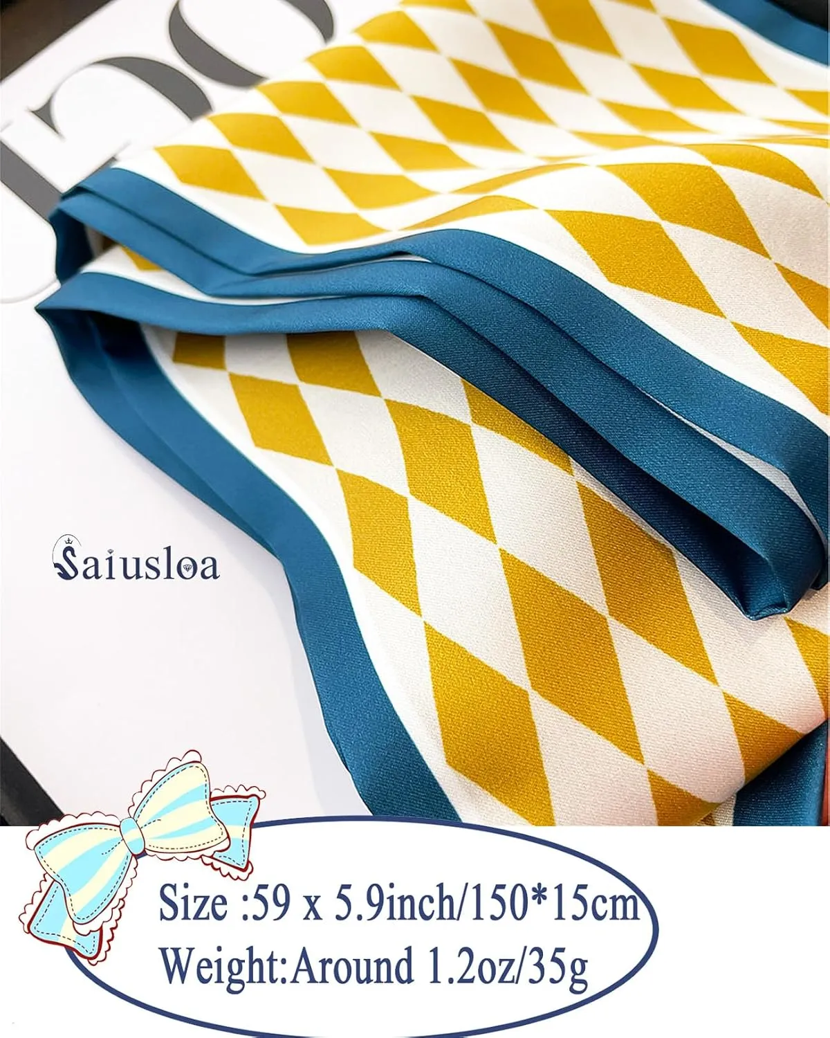 Purse Scarf For Handbags Head Scarves For Women's Hair Bags Scarfs Long Skinny Scarves Fashion Silky Headbands Accessories
