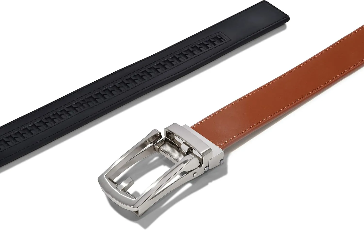 Ratchet Belts for Men with Automatic Buckle 30mm  Regular & Reversible Ratchet Belt men, Two Sided Mens Belt