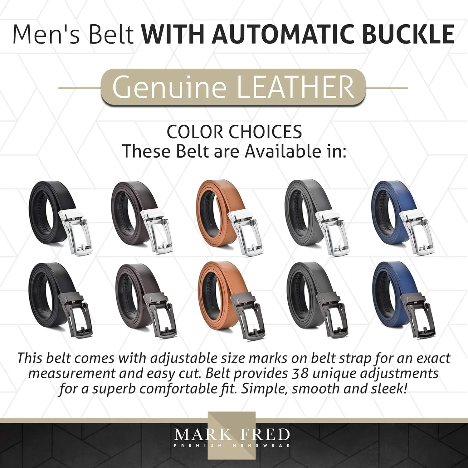 Ratchet Belts for Men with Automatic Buckle 30mm  Regular & Reversible Ratchet Belt men, Two Sided Mens Belt