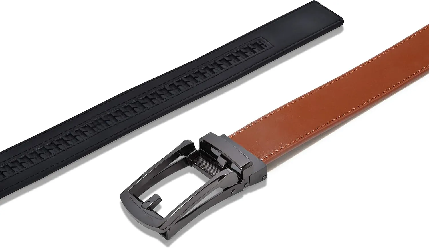 Ratchet Belts for Men with Automatic Buckle 30mm  Regular & Reversible Ratchet Belt men, Two Sided Mens Belt