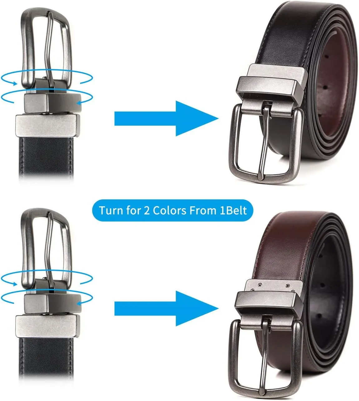 SAMBATA Mens Belt Big & Tall Size 36 to 100 inch