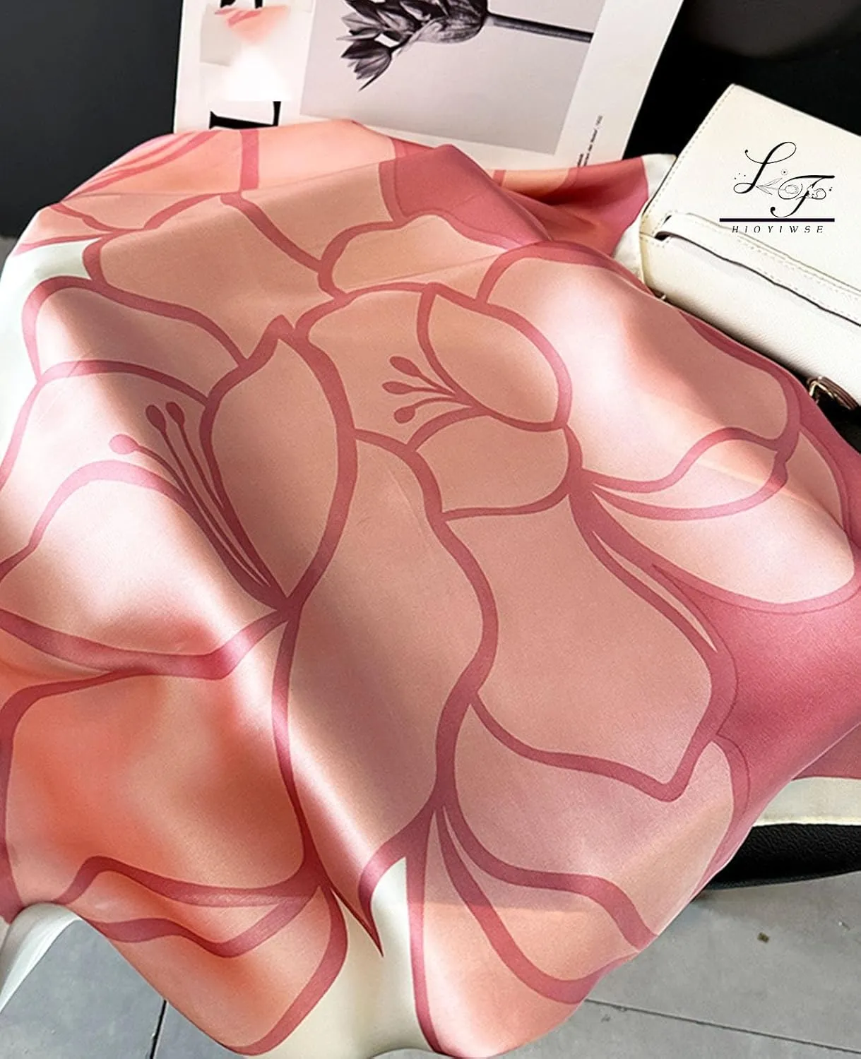 Satin Bandanas Head Scarf For Women Hair Scarves Accessories Lightweight Fashion Wrap Neck Silk Sleeping Headscarf