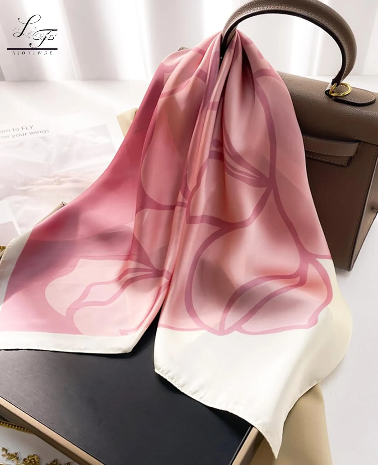Satin Bandanas Head Scarf For Women Hair Scarves Accessories Lightweight Fashion Wrap Neck Silk Sleeping Headscarf