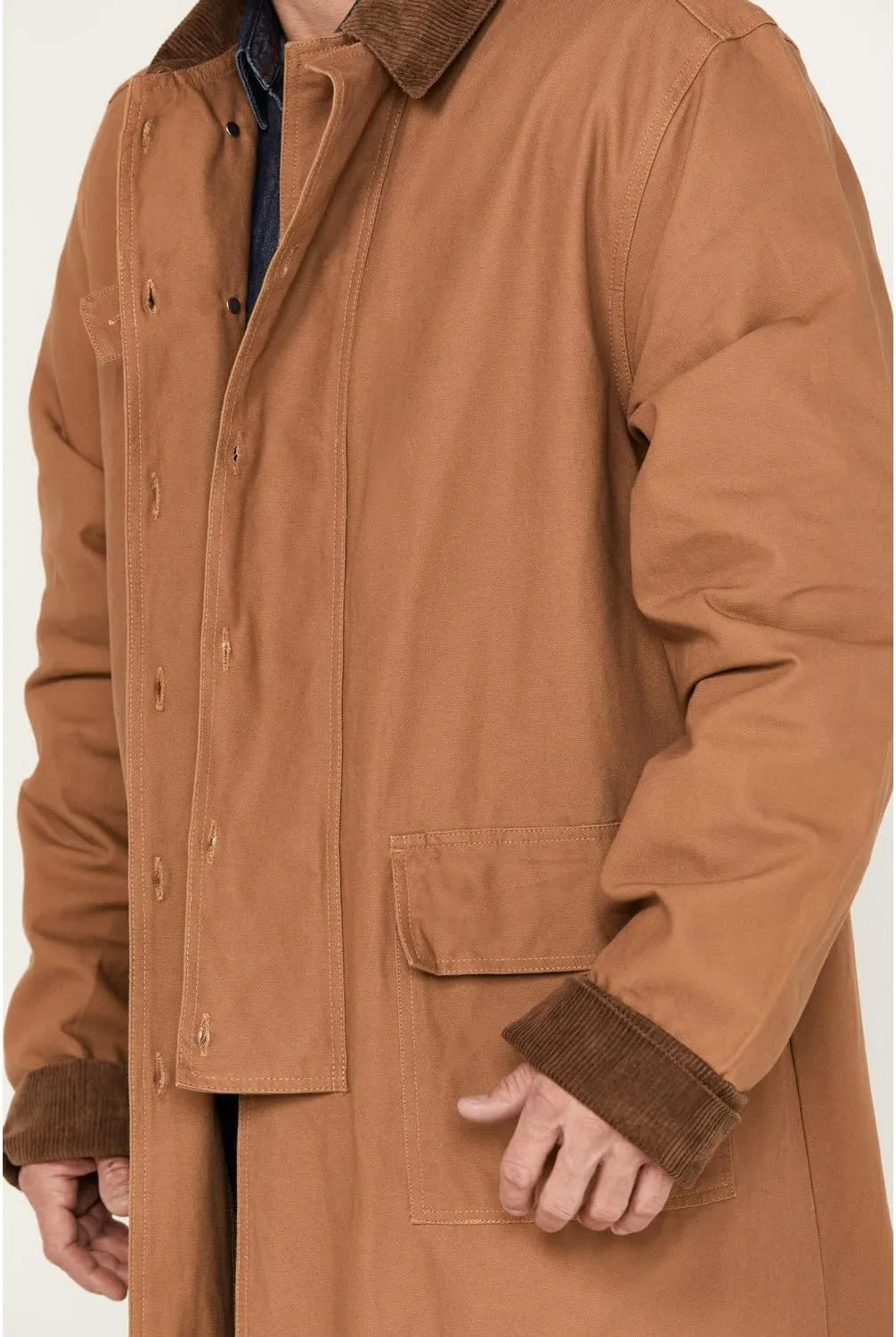 Scully Men's Long Canvas Jacket