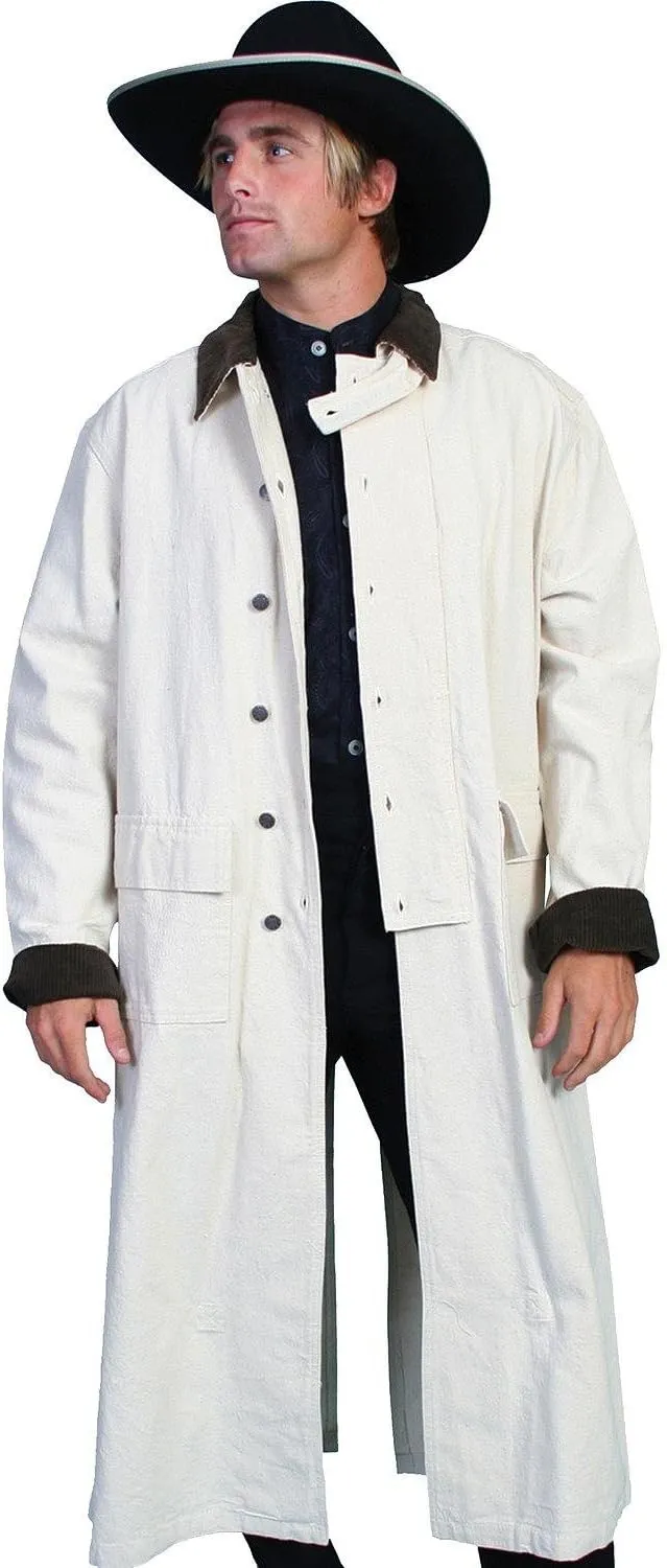 Scully Men's Long Canvas Jacket