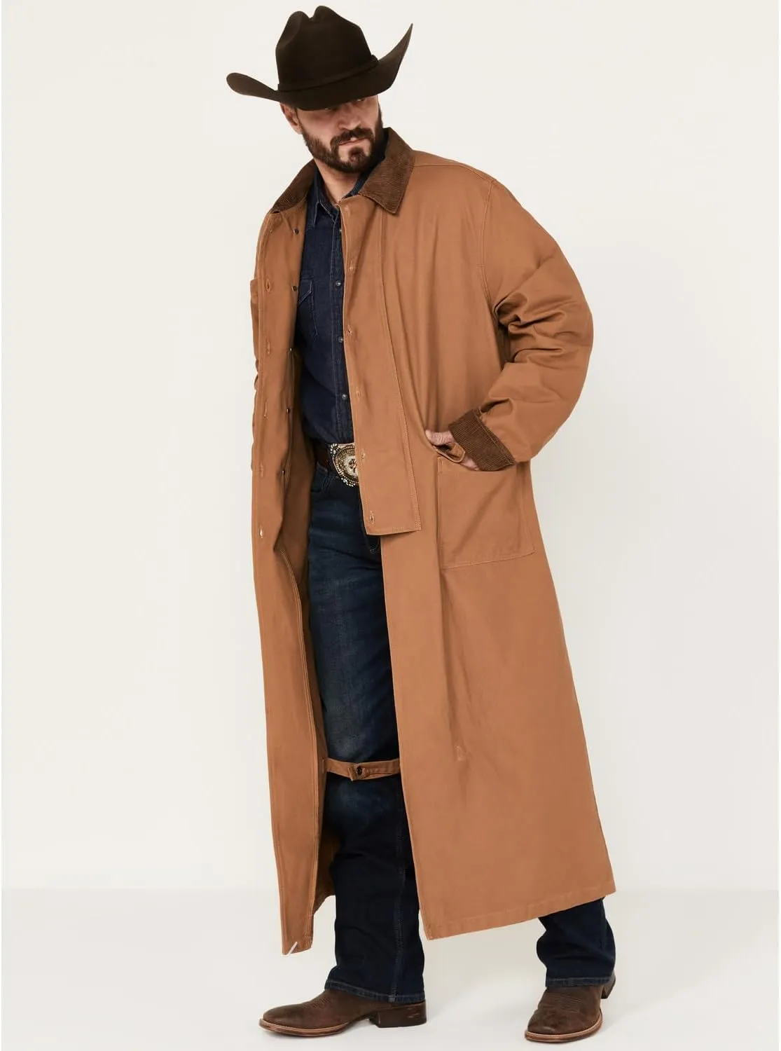 Scully Men's Long Canvas Jacket