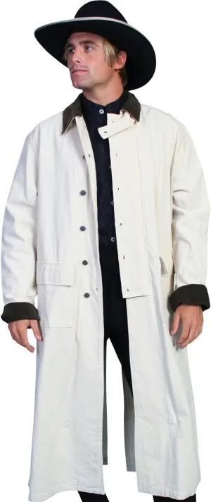 Scully Men's Long Canvas Jacket