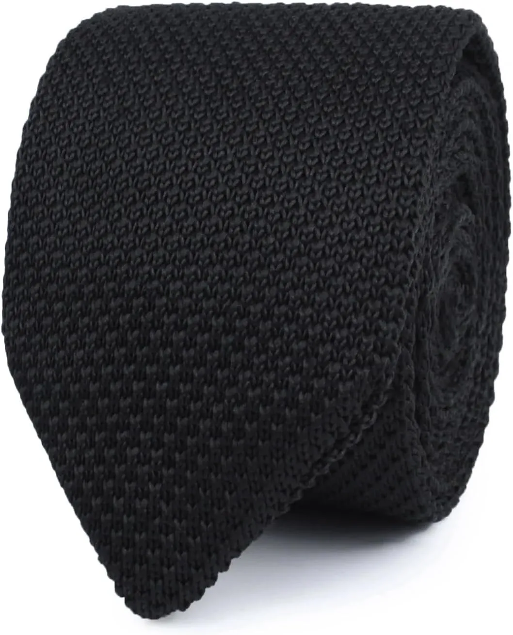 Sillage Black Knitted Tie - Mens Wedding Tie - Formal and Casual Occasions