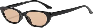 Small Frame Cat-Eye Hip-hop Sunglasses Outdoor Street Photography Shade (Color : B, Size : Medium)