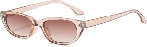 Small Frame Cat-Eye Hip-hop Sunglasses Outdoor Street Photography Shade (Color : C, Size : Medium)