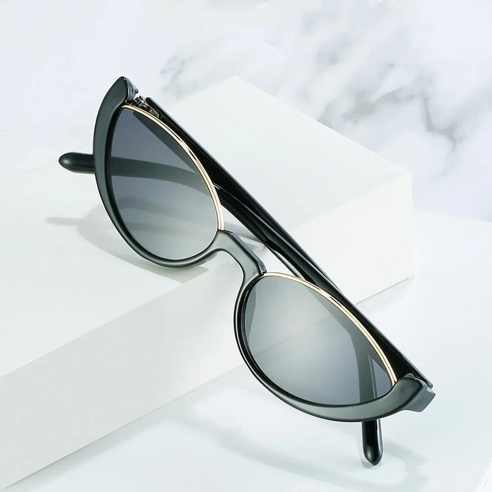 Small Frames Cat Eye Sunglasses Women Rivet Vintage Shades Sun Glasses Female Fashion Eyeglasses Retro Eyewear UV400