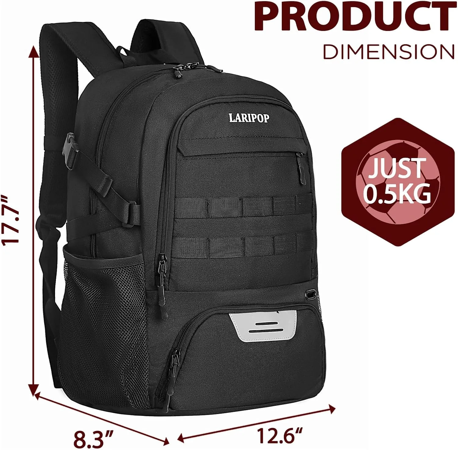 Soccer Backpack,Basketball Backpack for Basketball Accessories Training Equipment Fits Volleyball,Soccer,Sports Gifts