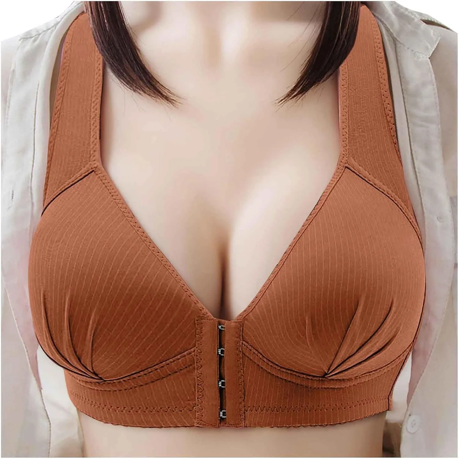 Sports Bras for Women Padded Spaghetti Strap Workout Running Bras Wirefree Comfortable Support Bralette
