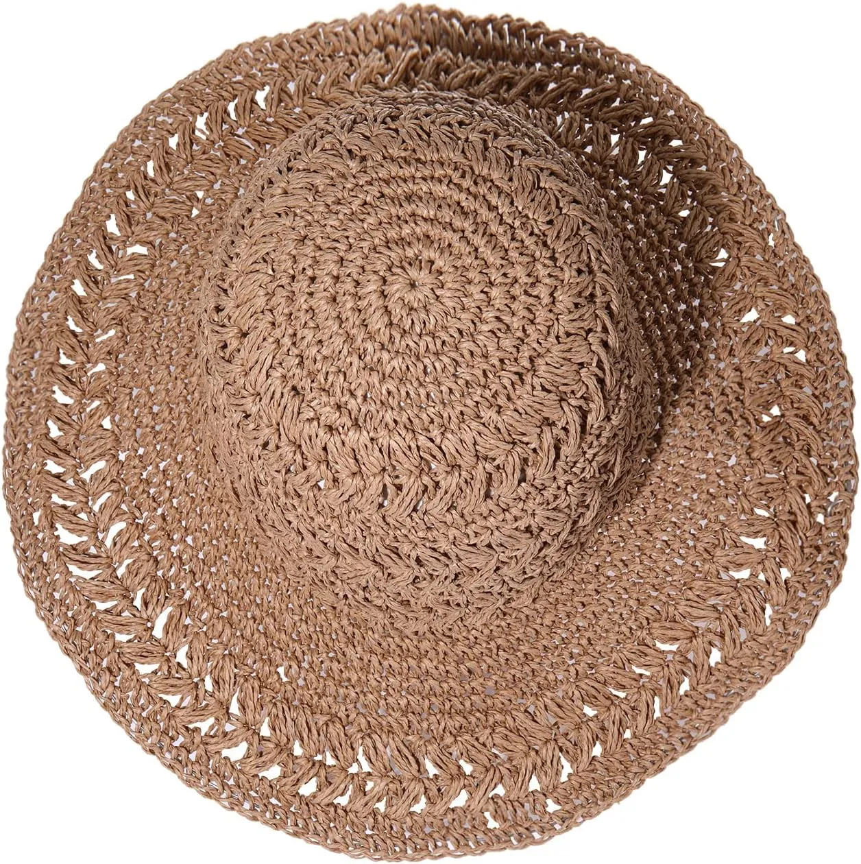 Straw Bucket Hats for Women Striped Crochet Sun Hats Foldable Floppy Beach Hats Summer Travel Accessories