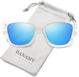 Sunglasses Womens Polarized Sunglasses for Women Trendy Designer Mirrored UV400 Protection Sun Glasses