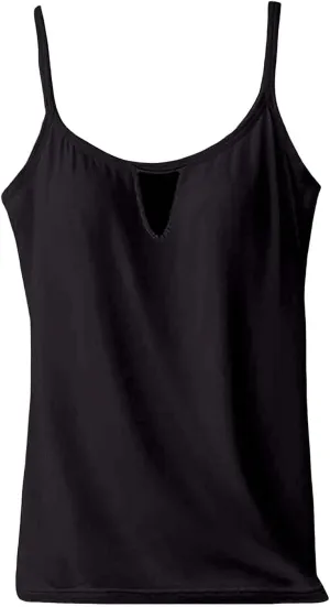 Tank Top with Built in Bra for Women Summer Casual Loose Camisole Laides Adjustable Spaghetti Strap Shelf Cami 2025