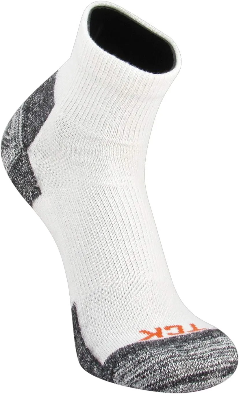 TCK Quarter Crew Socks with Blister Resistance Technology Training Running Walking