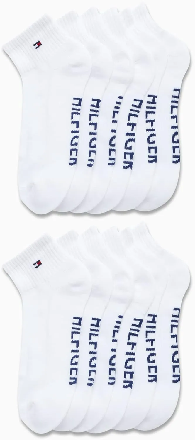 Tommy Hilfiger Men's Quarter Ankle Socks - 12 Pack