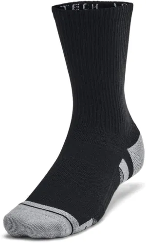 Under Armour Unisex Performance Tech Crew Socks Accessories - 3-Pack with Arch Support XL