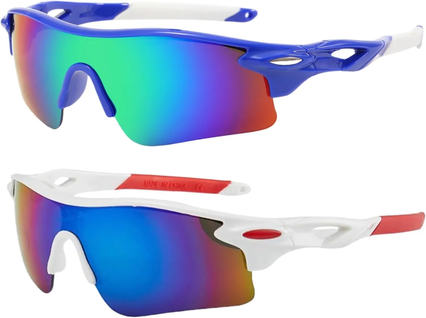 UV400 Kids Sunglasses for Boys Girls Age 3-12,Boys Sunglasses for Baseball,Youth Softball Cycling Golf Sun glasses