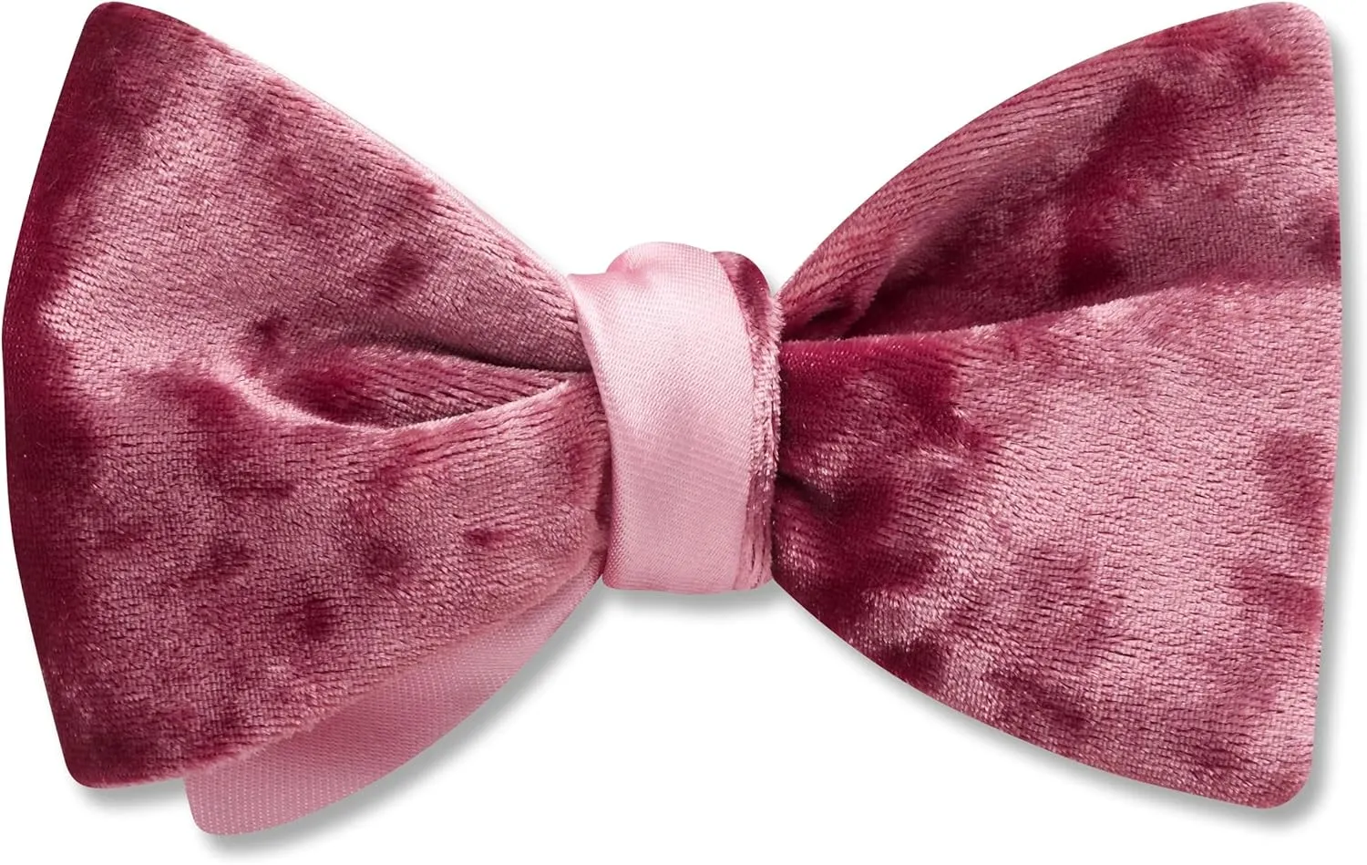Velvet Pink - Reversible bow ties 15.5-19.5 inches Standard/Slimline (Pictured) Freestyle/Self-Tie