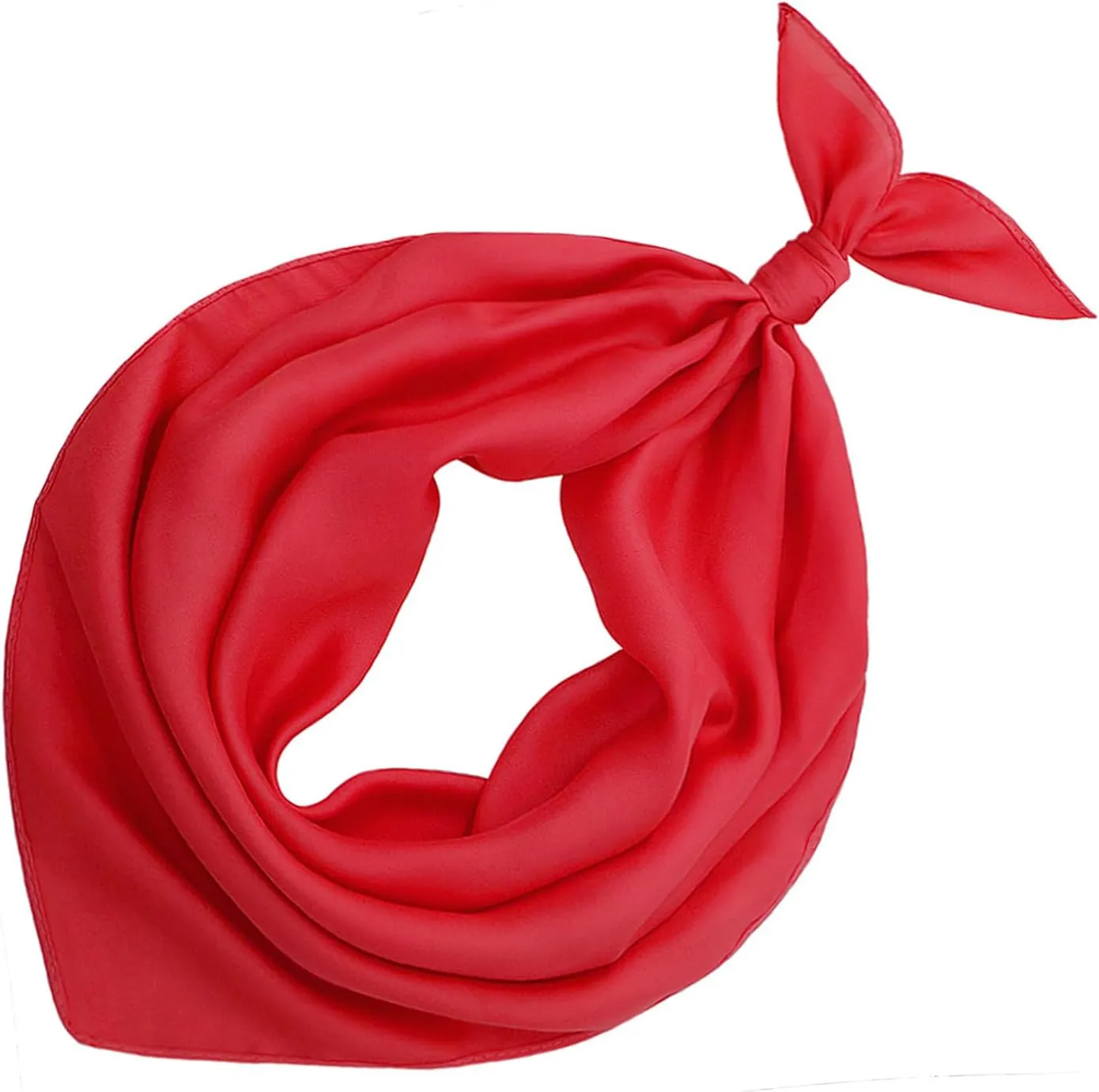 vimate Head Scarf for Women Hair 27'' Square Satin Silk Feeling Bnadana Neck Scarf Handbag Accessories Etc