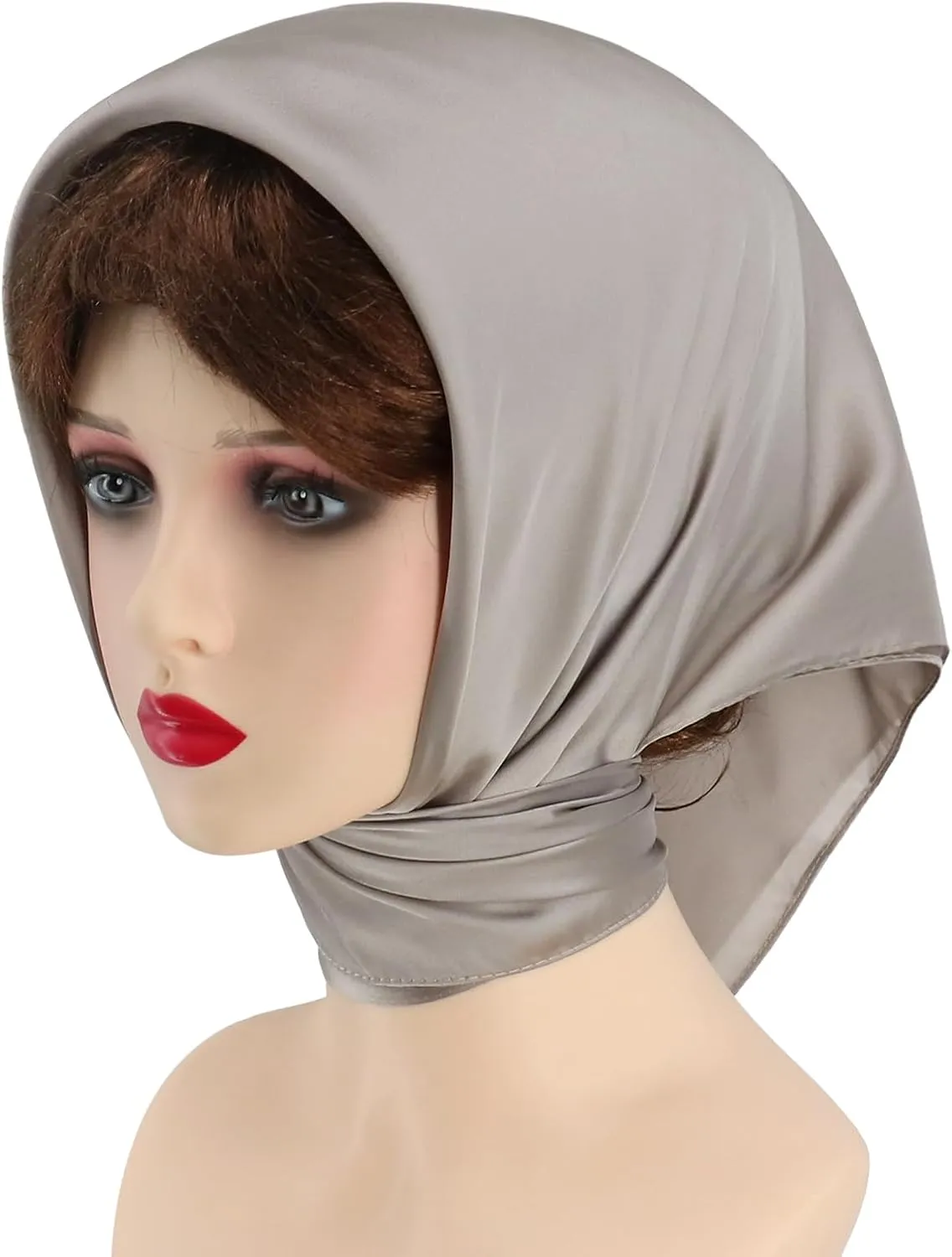 vimate Head Scarf for Women Hair 27'' Square Satin Silk Feeling Bnadana Neck Scarf Handbag Accessories Etc