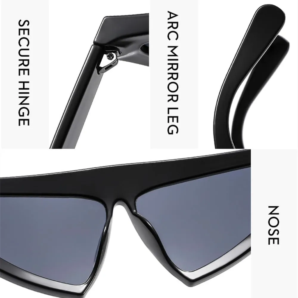 Vintage Cat Eye Sunglasses For Women Triangle Sun Glasses Eyeglasses Shades Female Eyewear UV400