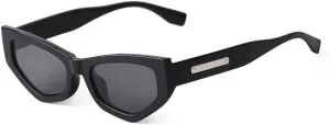 Vintage Tortoiseshell Cat Eye Sunglasses Women Men Retro Rectangle Sun Glasses