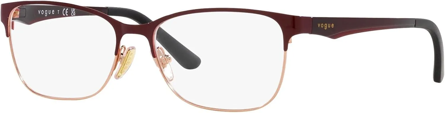 Vogue Eyewear Women's Vo3940 Square Prescription Eyewear Frames