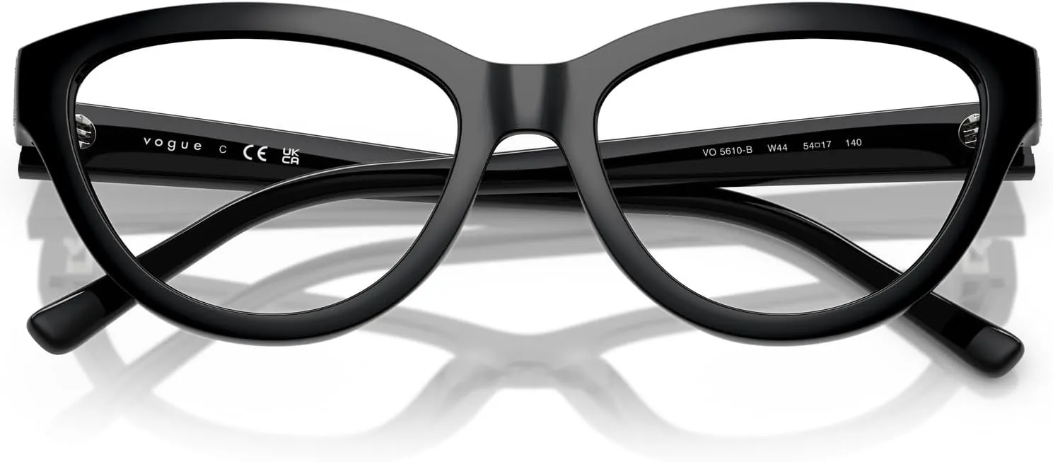 Vogue Eyewear Women's Vo5610b Cat Eye Prescription Eyewear Frames